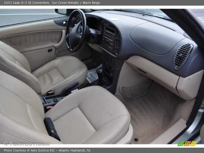  2001 9-3 SE Convertible Warm Beige Interior