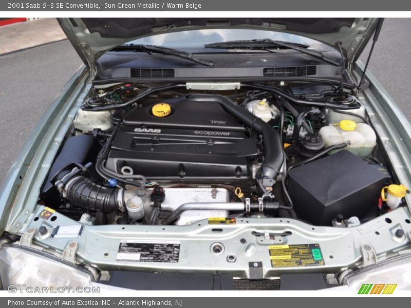  2001 9-3 SE Convertible Engine - 2.0 Liter Turbocharged DOHC 16-Valve 4 Cylinder