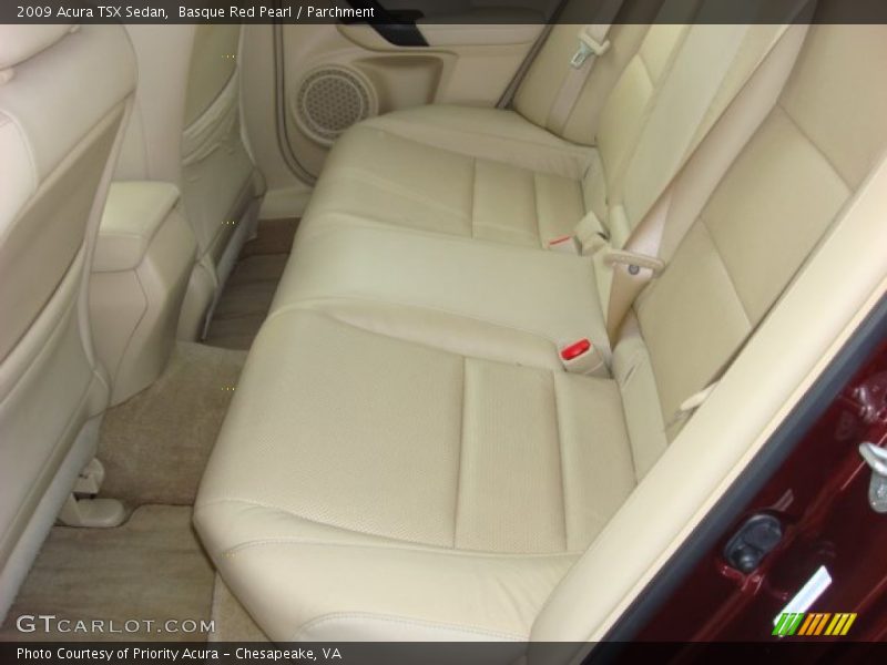 Basque Red Pearl / Parchment 2009 Acura TSX Sedan
