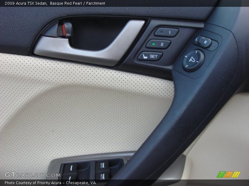 Basque Red Pearl / Parchment 2009 Acura TSX Sedan