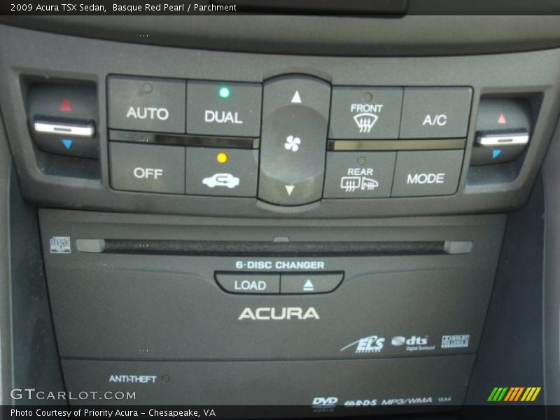 Basque Red Pearl / Parchment 2009 Acura TSX Sedan