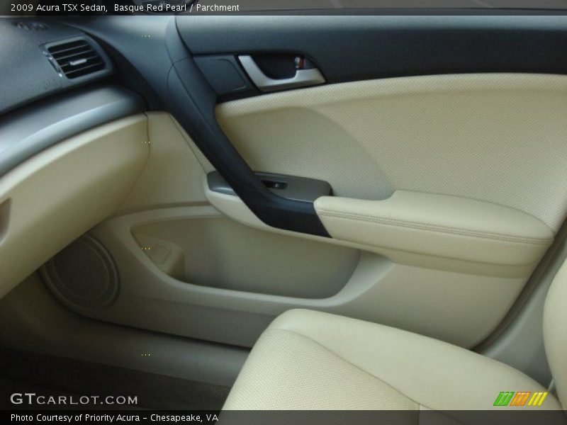 Basque Red Pearl / Parchment 2009 Acura TSX Sedan