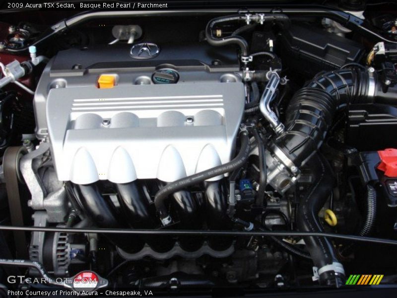 Basque Red Pearl / Parchment 2009 Acura TSX Sedan