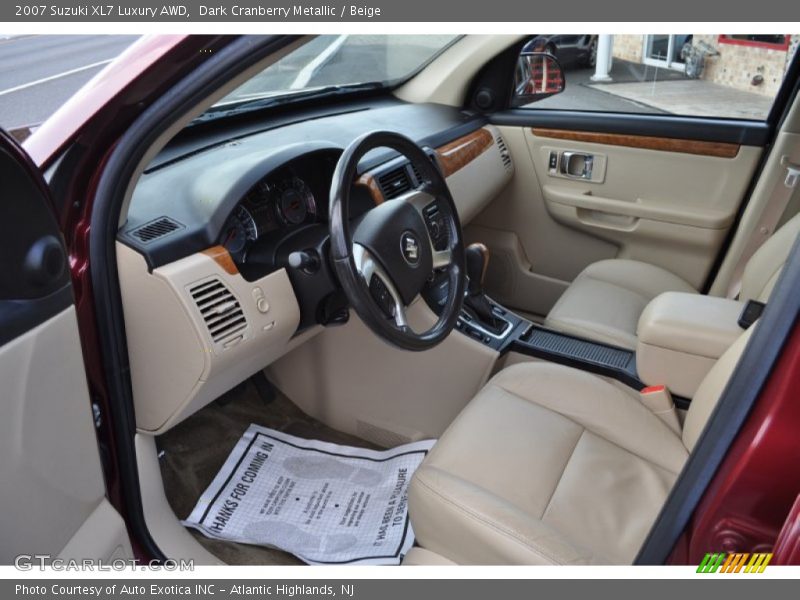  2007 XL7 Luxury AWD Beige Interior