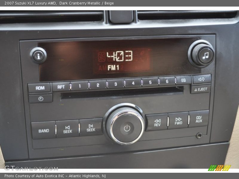 Controls of 2007 XL7 Luxury AWD