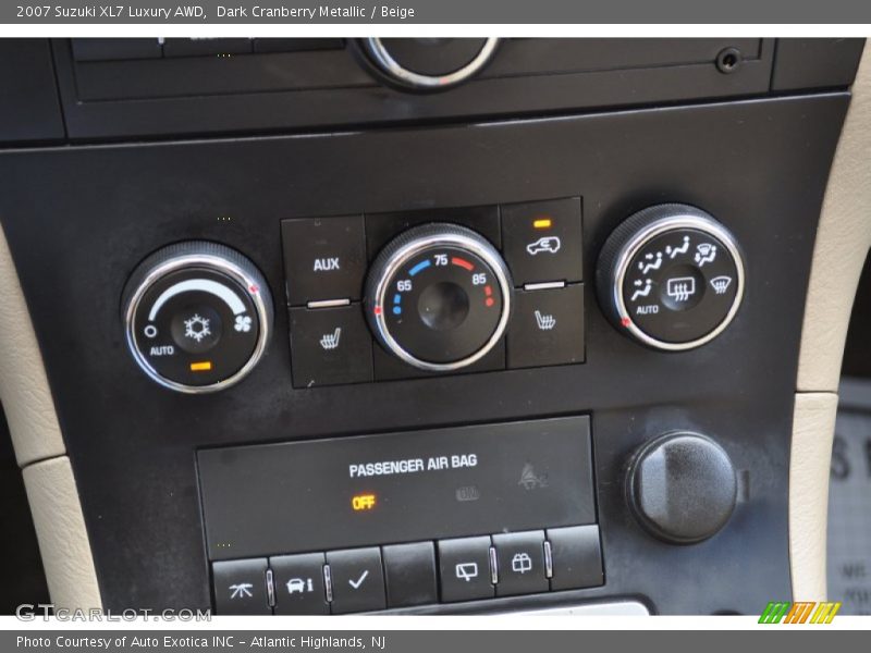 Controls of 2007 XL7 Luxury AWD