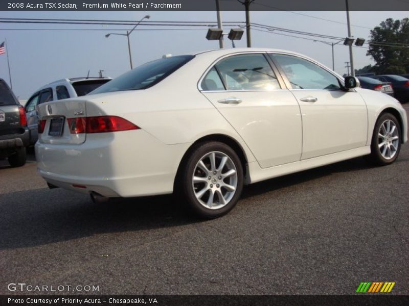 Premium White Pearl / Parchment 2008 Acura TSX Sedan