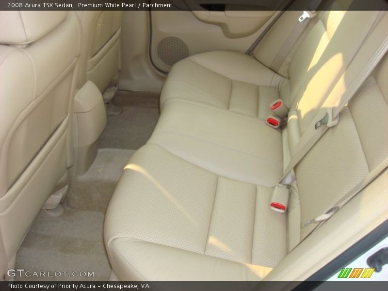 Premium White Pearl / Parchment 2008 Acura TSX Sedan