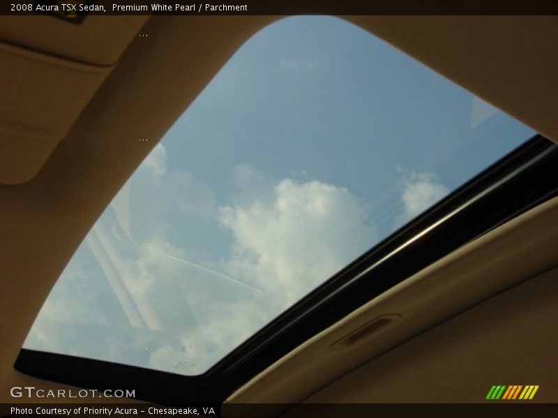 Premium White Pearl / Parchment 2008 Acura TSX Sedan