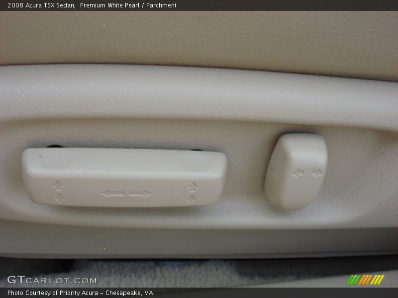 Premium White Pearl / Parchment 2008 Acura TSX Sedan