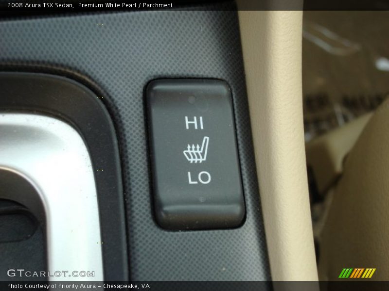 Premium White Pearl / Parchment 2008 Acura TSX Sedan