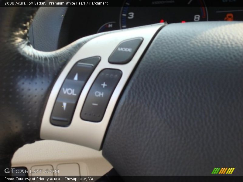 Premium White Pearl / Parchment 2008 Acura TSX Sedan
