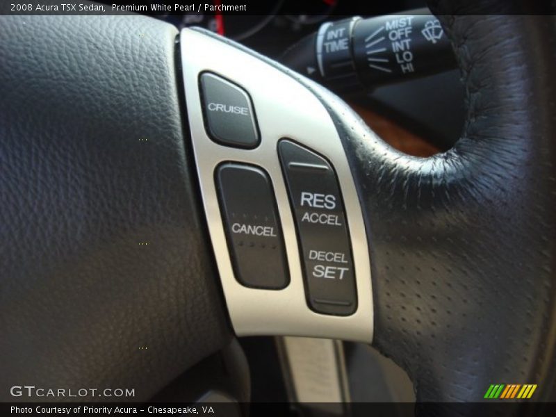 Premium White Pearl / Parchment 2008 Acura TSX Sedan