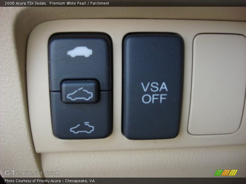 Premium White Pearl / Parchment 2008 Acura TSX Sedan