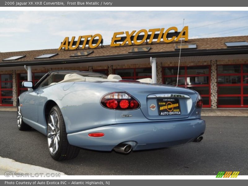 Frost Blue Metallic / Ivory 2006 Jaguar XK XK8 Convertible