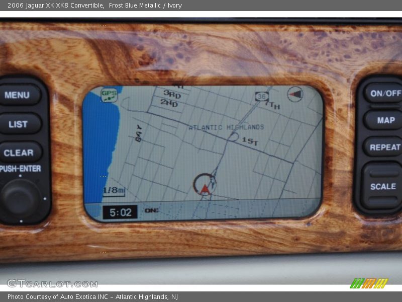 Navigation of 2006 XK XK8 Convertible