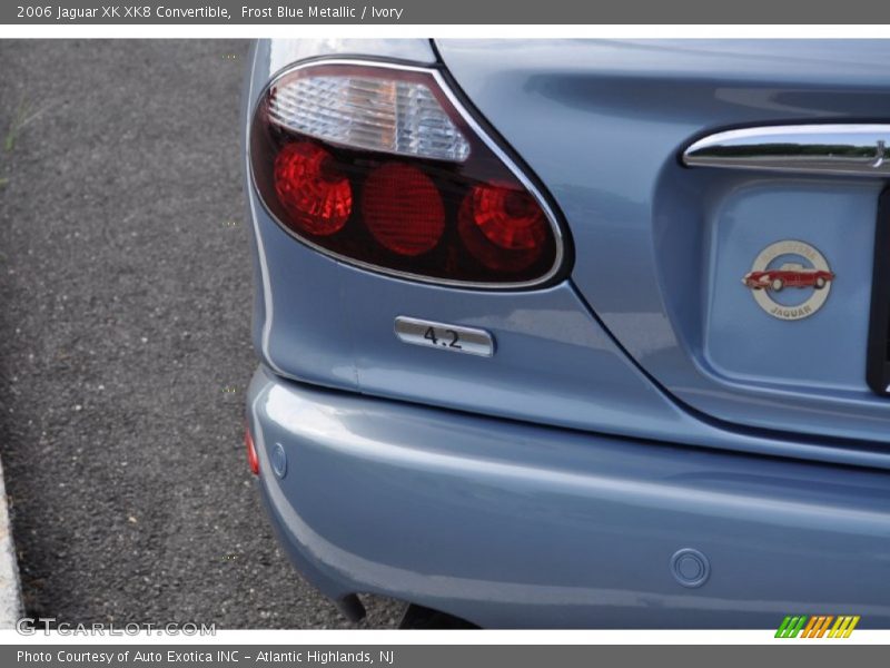 Frost Blue Metallic / Ivory 2006 Jaguar XK XK8 Convertible