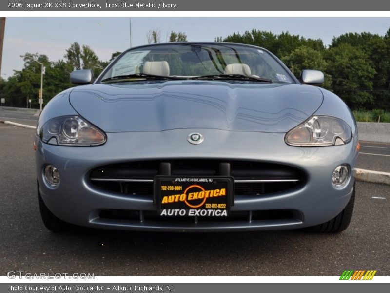 Frost Blue Metallic / Ivory 2006 Jaguar XK XK8 Convertible