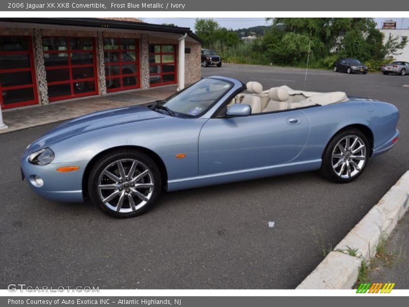  2006 XK XK8 Convertible Frost Blue Metallic