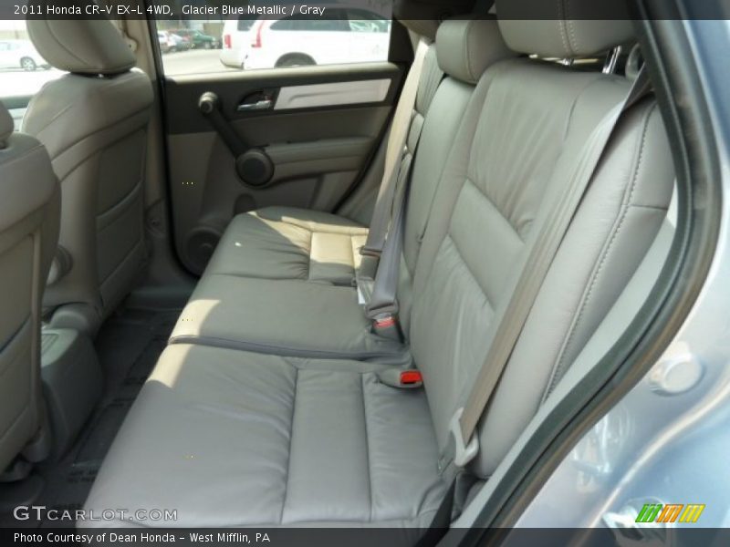 Glacier Blue Metallic / Gray 2011 Honda CR-V EX-L 4WD