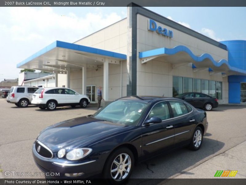 Midnight Blue Metallic / Gray 2007 Buick LaCrosse CXL