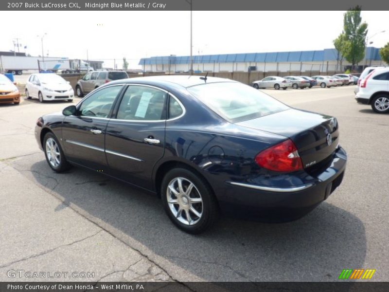 Midnight Blue Metallic / Gray 2007 Buick LaCrosse CXL