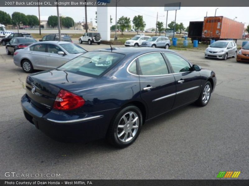 Midnight Blue Metallic / Gray 2007 Buick LaCrosse CXL