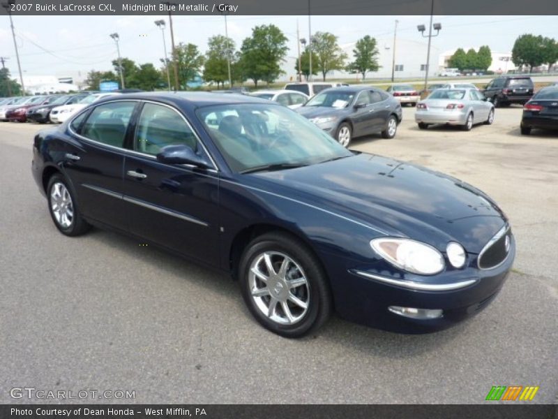 Midnight Blue Metallic / Gray 2007 Buick LaCrosse CXL