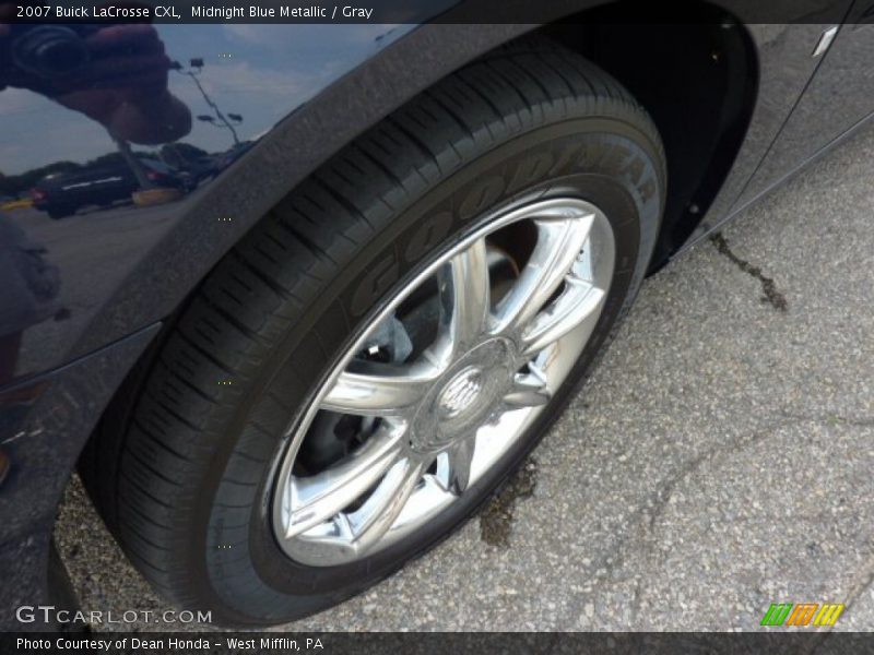 Midnight Blue Metallic / Gray 2007 Buick LaCrosse CXL