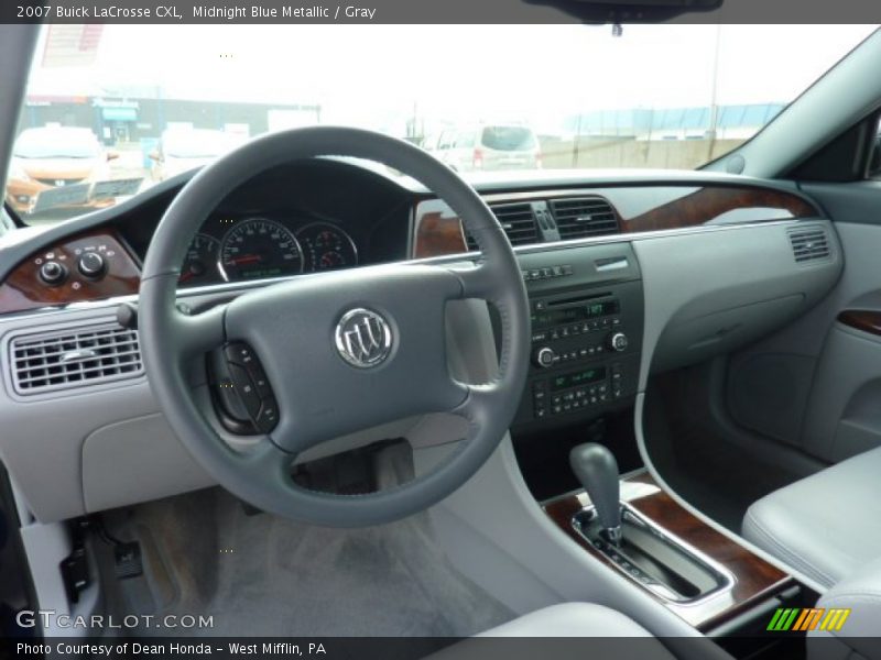 Midnight Blue Metallic / Gray 2007 Buick LaCrosse CXL