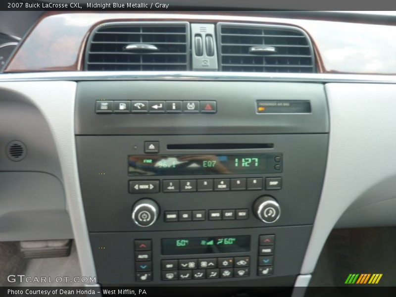 Midnight Blue Metallic / Gray 2007 Buick LaCrosse CXL