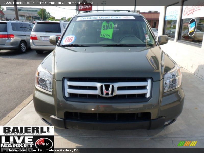 Amazon Green Metallic / Olive 2006 Honda Pilot EX-L 4WD
