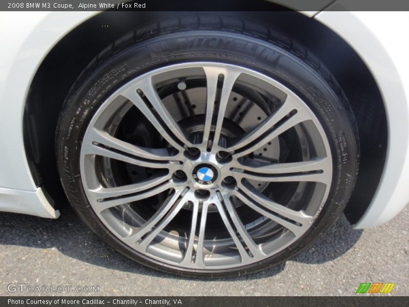 Alpine White / Fox Red 2008 BMW M3 Coupe