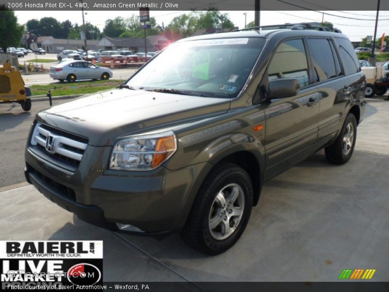 Amazon Green Metallic / Olive 2006 Honda Pilot EX-L 4WD