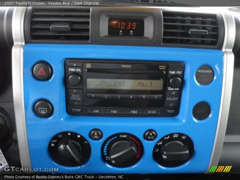 Voodoo Blue / Dark Charcoal 2007 Toyota FJ Cruiser