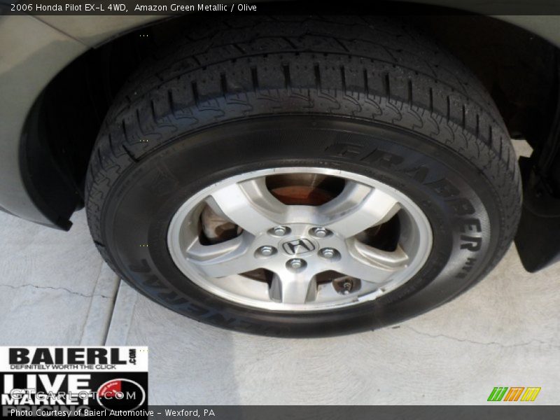 Amazon Green Metallic / Olive 2006 Honda Pilot EX-L 4WD