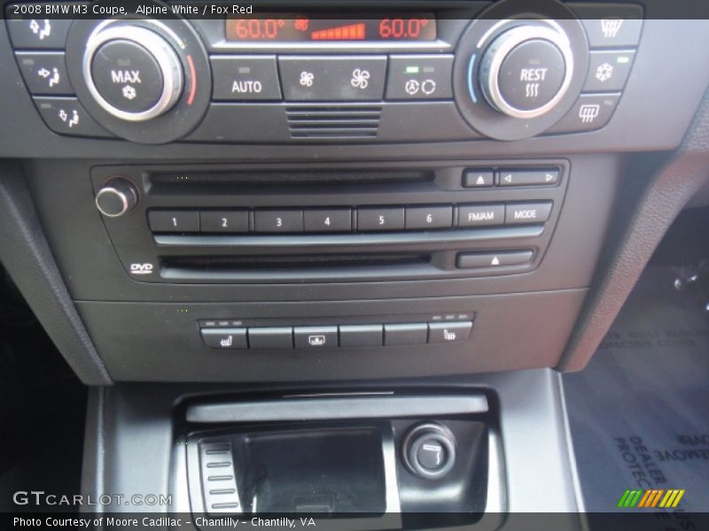 Alpine White / Fox Red 2008 BMW M3 Coupe
