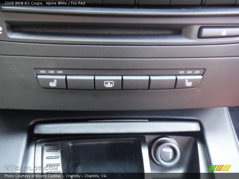 Alpine White / Fox Red 2008 BMW M3 Coupe