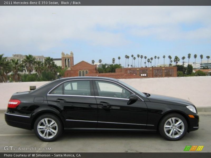 Black / Black 2011 Mercedes-Benz E 350 Sedan