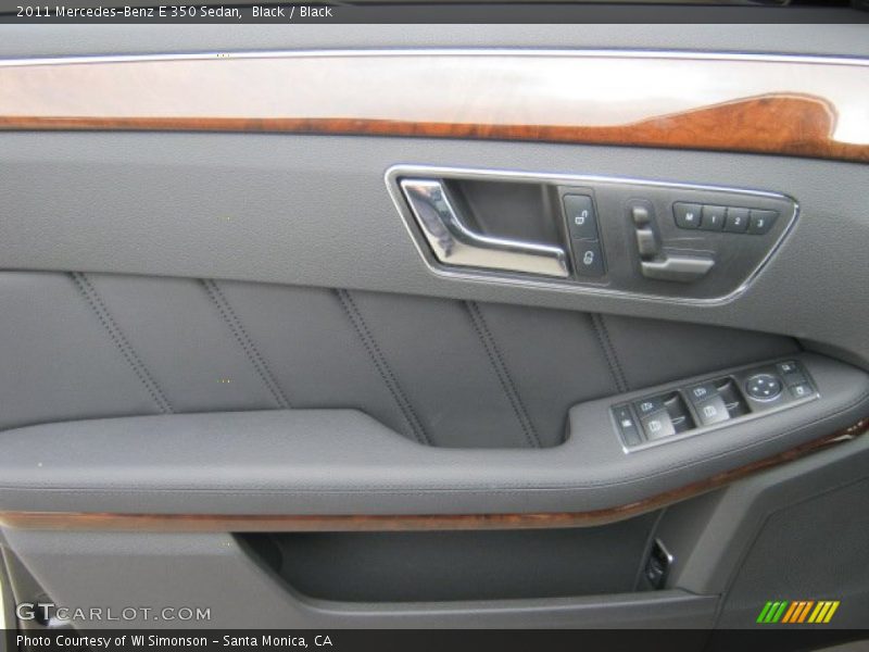Black / Black 2011 Mercedes-Benz E 350 Sedan
