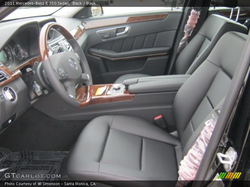 Black / Black 2011 Mercedes-Benz E 350 Sedan