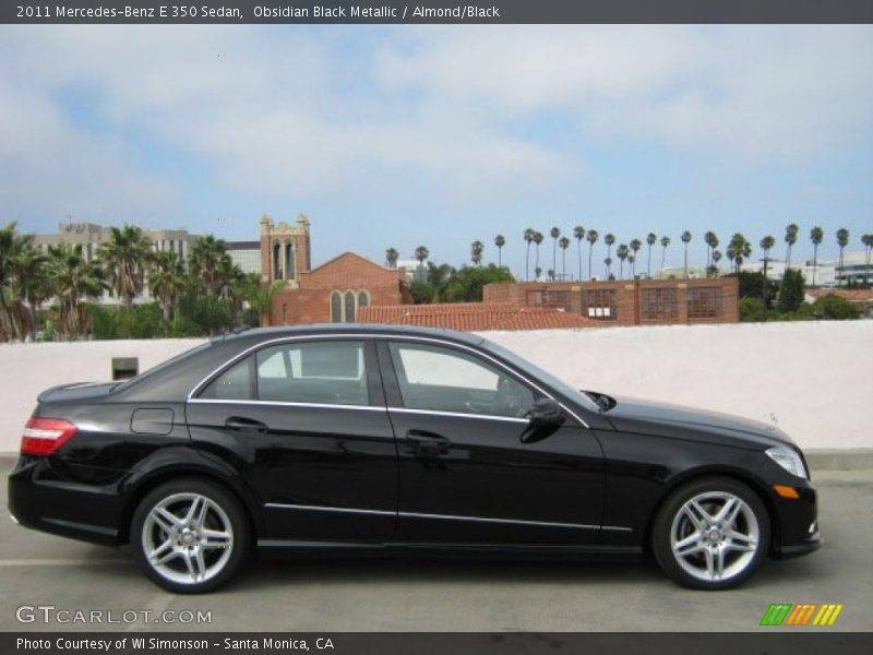 Obsidian Black Metallic / Almond/Black 2011 Mercedes-Benz E 350 Sedan