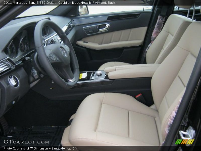 Obsidian Black Metallic / Almond/Black 2011 Mercedes-Benz E 350 Sedan