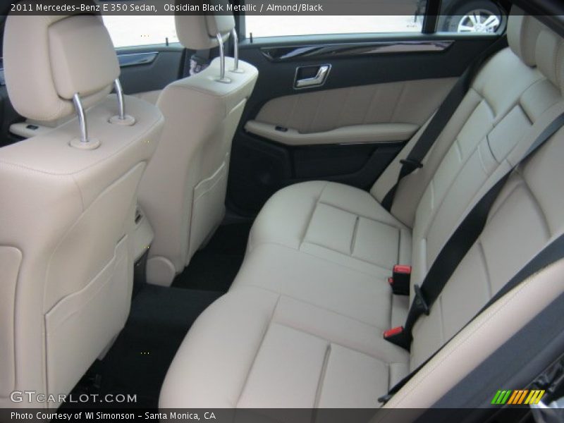Obsidian Black Metallic / Almond/Black 2011 Mercedes-Benz E 350 Sedan