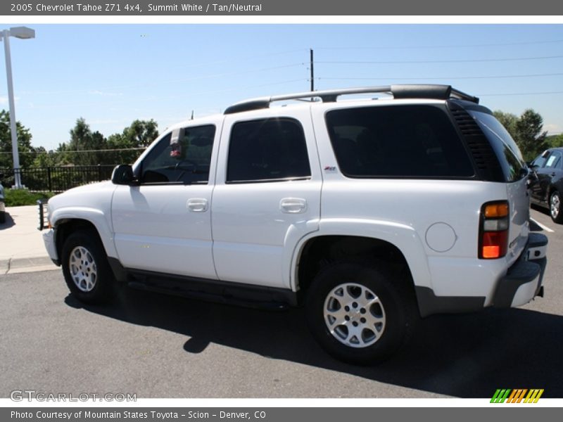 Summit White / Tan/Neutral 2005 Chevrolet Tahoe Z71 4x4