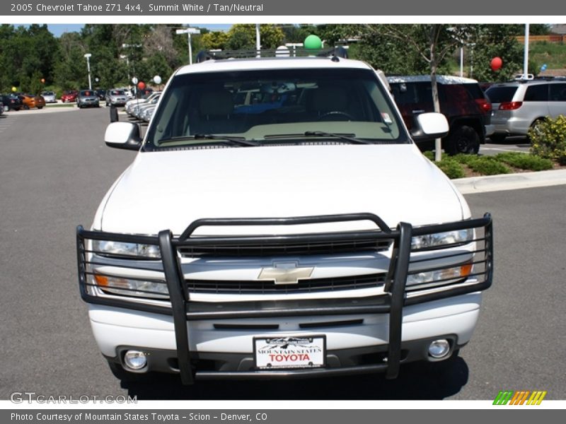 Summit White / Tan/Neutral 2005 Chevrolet Tahoe Z71 4x4