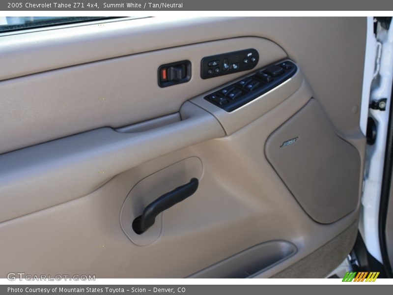 Summit White / Tan/Neutral 2005 Chevrolet Tahoe Z71 4x4