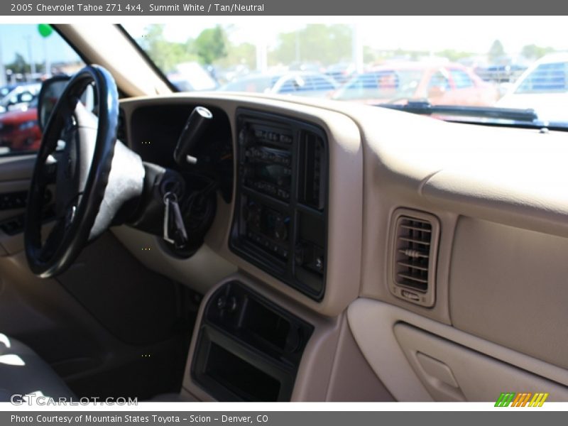 Summit White / Tan/Neutral 2005 Chevrolet Tahoe Z71 4x4