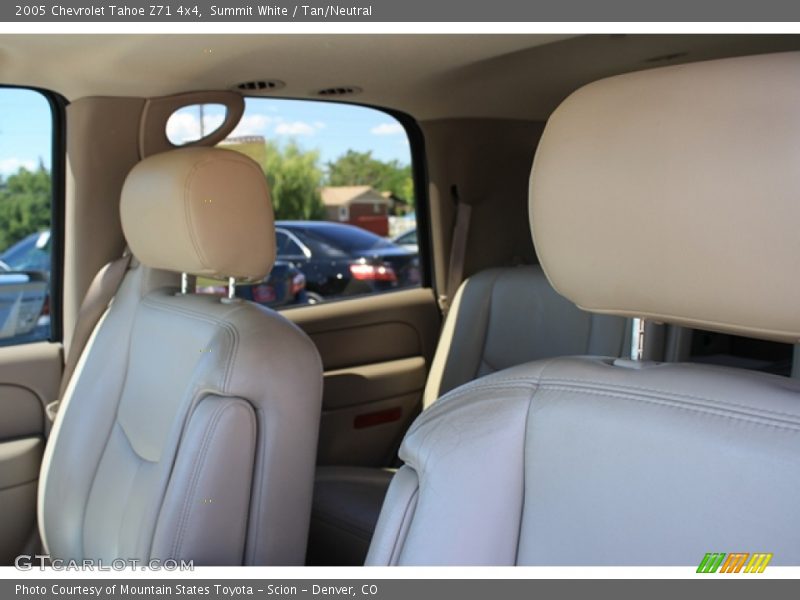 Summit White / Tan/Neutral 2005 Chevrolet Tahoe Z71 4x4