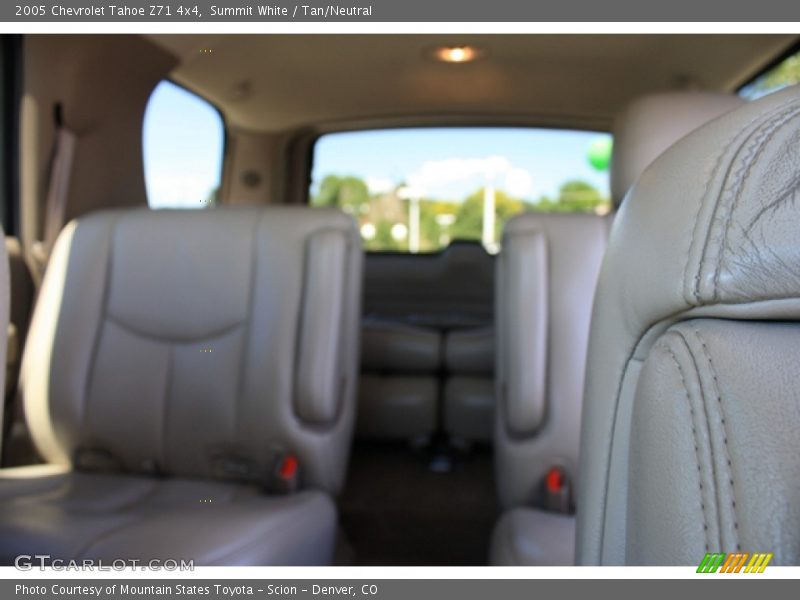 Summit White / Tan/Neutral 2005 Chevrolet Tahoe Z71 4x4